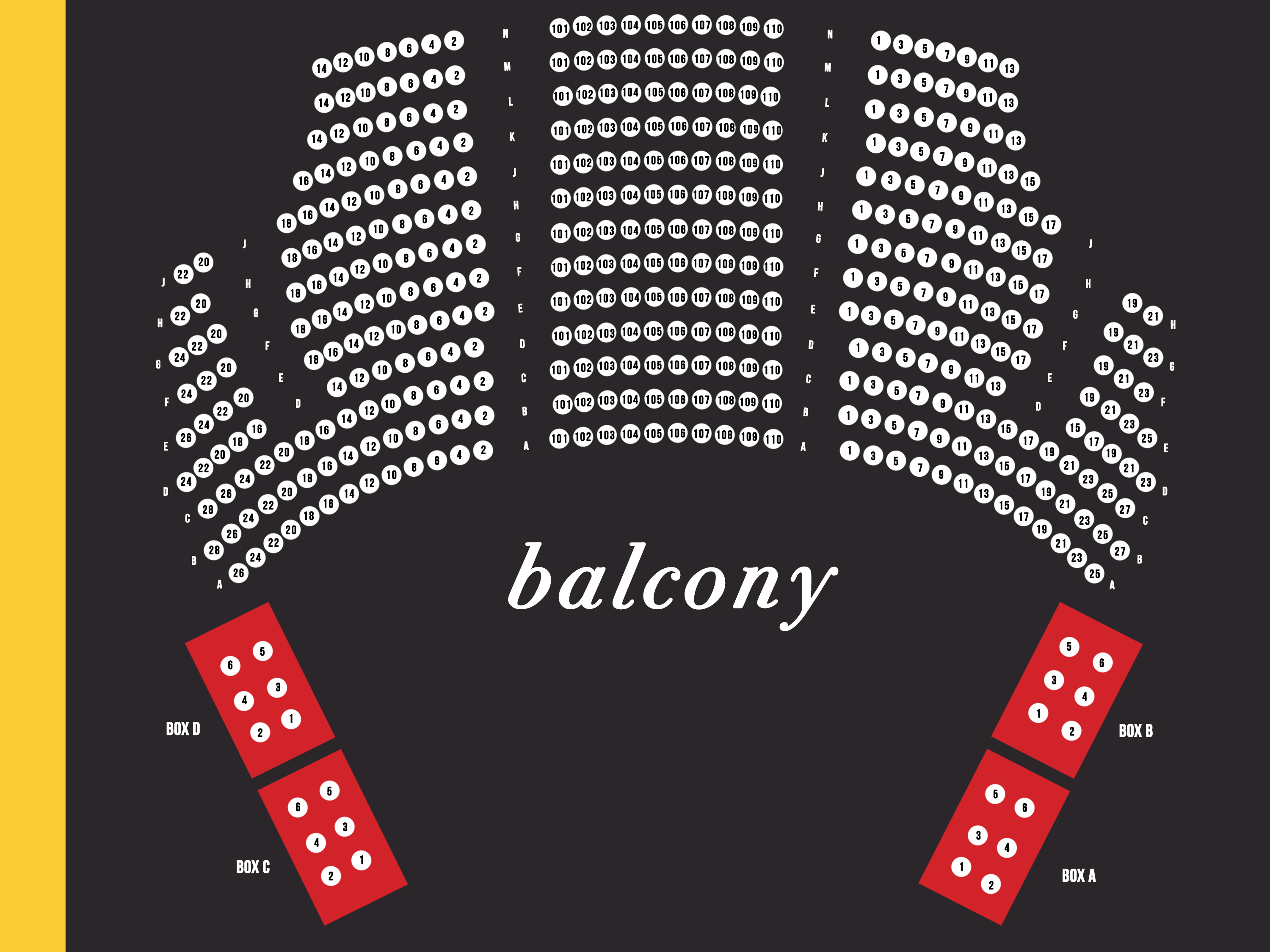 Grand Opera House Seating Chart